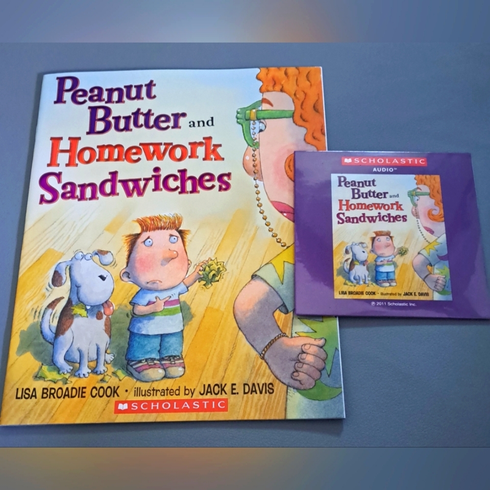 New Scholastic 'Peanut Butter and Homework Sandwiches' Book and CD Set